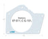 Lynn Manufacturing Pellet Stove Exhaust Blower Housing Gasket EF-011, C-G-101, 6105721