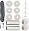 15PC Accessories Parts for Dreametech L10s Ultra, Cleaning Kit Includes 1 Main Brush, 4 Side Brushes, 2 Filters