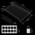 Acrylic Seasonings Spice Rack,4 Tier,Expandable From 9" to 18",Acrylic Spice Drawer Organizer,Organize and Display Your Spices,and Seasonings(Jars not included) by Vertexly