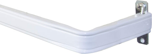 Rod Desyne KBX3018 Lockseam Curtain Rod - 3", 18-28 inch, White