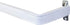 Rod Desyne KBX3018 Lockseam Curtain Rod - 3", 18-28 inch, White