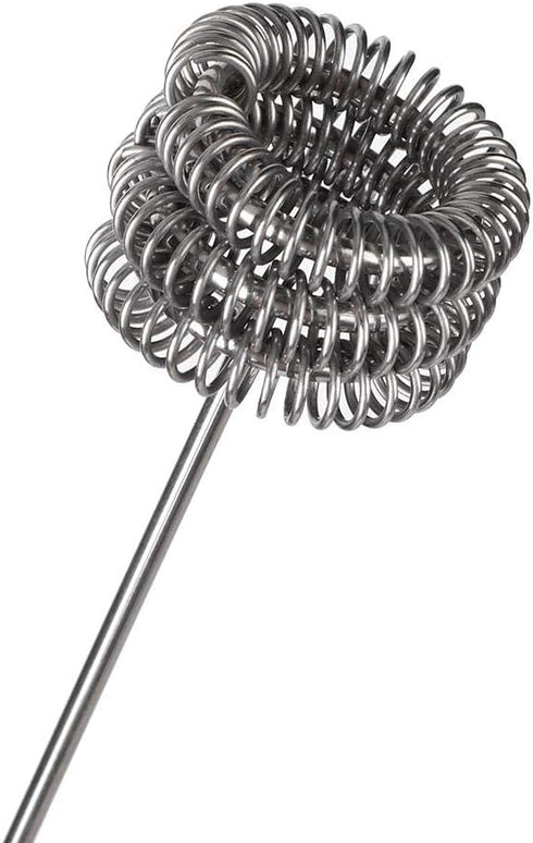 Milk Frother Handheld Foam Maker, Stainless Steel Coffee Stirrer Mixer Blender, Electric Egg Beater Kitchen Utensils