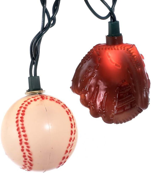Kurt Adler UL 10-Light Ball and Glove Light Set