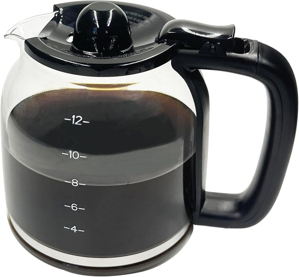 12 CUP Replacement Glass Carafe Pot ONLY for Ninja Coffee Maker CE251 CE250 CE200 CE200C CE201 CE201C series, Ninja