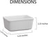 HIC Kitchen Fine Porcelain Sugar Packet Holder