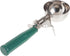 Winco No.12 Ice Cream Disher, Green, with Plastic Handle, ICD-12