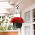 GREENRAIN 6 Bundles Red Artificial Lotus Flowers, UV Resistant Faux Plastic Plants for Garden Décor