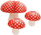 3Pcs Large Mushroom Paper Lanterns for Jungle Wonderland Themed Birthday Party Decor