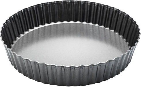 Deep Dish Quiche Pan, 11” x 2” Tall Nonstick Pie Pan with Removable Bottom for Baking