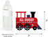 Set 12 Big Dot of Happiness Railroad Party Crossing - Shaped Fill-In Invitations - Steam Train Birthday Party or Baby