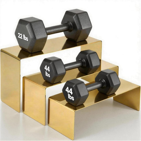 Set 3, Countertop Bag Display Stand Gold Purse Display ,Stainless Steel Heavy Duty Handbag Display Stand Shoe Rack