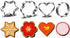 Metal Cookie Cutters Set - 20 Round Heart Flower Star Cookie Cutters for Baking, Stainless Steel Mini Molds