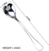 Heart Shaped Spoons Set of 4, 18/10 Stainless Steel Dessert and Ice Cream Spoons, 6.7 inches
