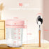 16oz 2 Pack - Overnight Oats Jars with Lids and Spoon, Overnight Oats Container with Lids, Airtigh Oatmeal Containers