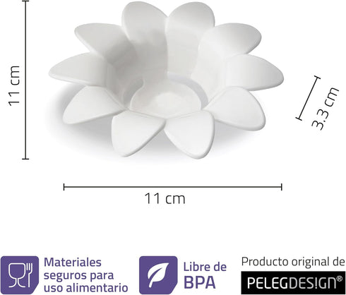 Peleg Design Daisy Plastic Egg Separator, Cute Flower Design Egg White Yolk Divider Kitchen Gadget