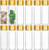 SUNNYCLUE 30Pcs Tiny Jars with Aluminum Screw Caps, 15ml Mini Glass Bottles for Wedding Party Favors Decor DIY Crafts