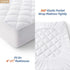 Taupiri California King Quilted Mattress Pad Cover, Deep Pocket Cooling Soft Pillowtop