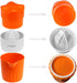 Hand Juicer Citrus Orange Squeezer, Manual Lid Rotation Press Reamer for Lemon Lime Grapefruit with Strainer