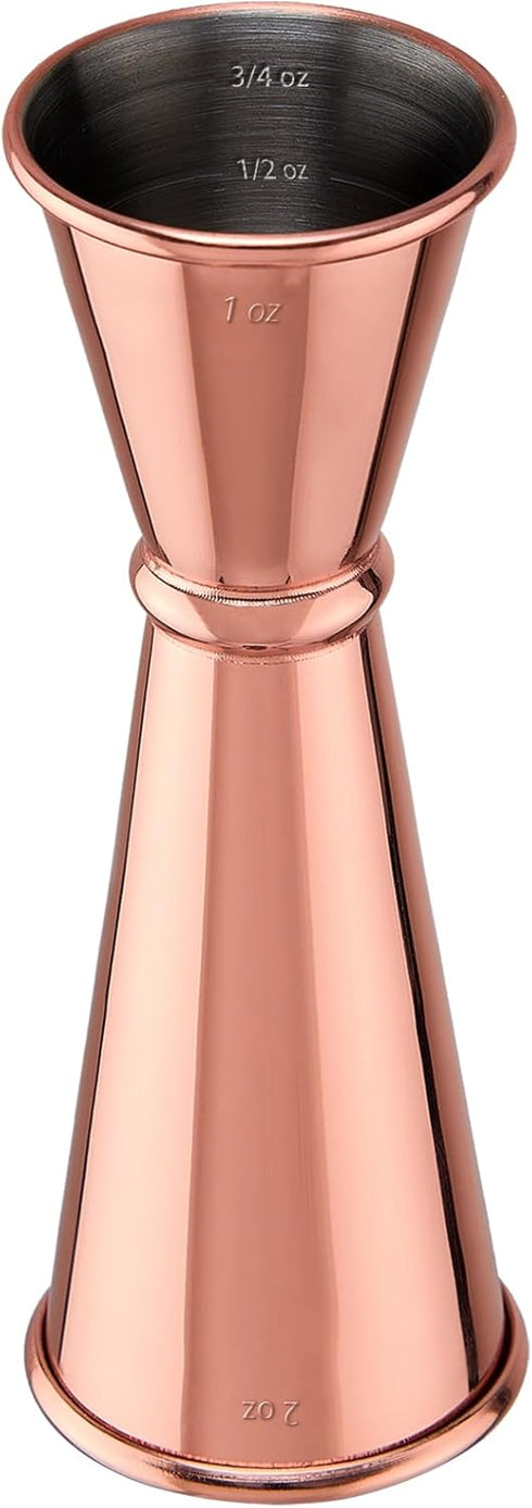 Briout Double Cocktail Jigger for Bartending, Premium 304 Food Grade Stainless Steel Jigger 2 OZ 1 OZ
