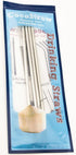 4 Pack Cocostraw for Bubba Envy 32 & 48 oz Tumbler, Stainless Steel Drinking Straws with Cleaning Brush