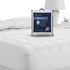 Serta Air Dry Extra Comfort Quilted Mattress Pad, Cooling & Breathable, 15" Deep Pocket, Twin, White