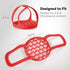 Pressure Cooker Sling, Silicone Bakeware for 6 Qt/8 Qt Instant Pot, Anti-scalding Bakeware Lifter Steamer Rack, Red