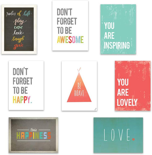 Children Inspire Design The Rules Mini Collection 5x7 Wall Art Prints - Motivational Nursery Decor