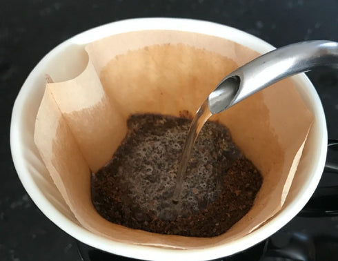 Coffee Pour Over Single Cup Ceramic Brewer Coffee Maker (Pug)