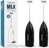 Soquali 2 Pack Milk Frother Handheld Battery Operated - Electric Whisk Coffee Frother