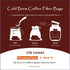 No Mess Cold Brew Coffee Filters - 150 Count Disposable Fine Mesh Bags for Iced Coffee Maker, 4"x 6"