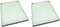 Nispira True HEPA Filter Replacement for Bissell Air400 Air Purifier Part 2521, 2 Pack