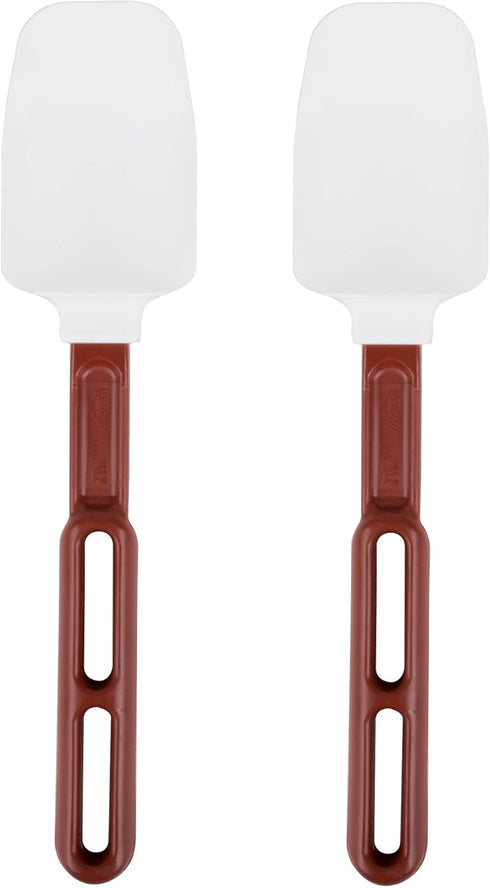 Vollrath High-Temp Spatula SoftSpoons, Set of 2 (10-Inch, Silicone Spoon Blade), White