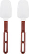 Vollrath High-Temp Spatula SoftSpoons, Set of 2 (10-Inch, Silicone Spoon Blade), White