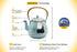 32 (950 ml), TOPTIER Japanese Cast Iron Tea Kettle with Stainless Steel Infuser, Cast Iron Teapot Stovetop Safe, Leaf