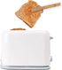HIC Kitchen Toast Tongs, 12-Inches, Natural Bamboo