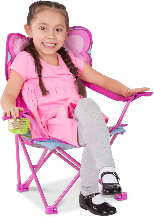 Packaging) Melissa & Doug Cutie Pie Butterfly Camp Chair (Frustration-Free