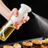 7oz Glass Oil Sprayer for Cooking, Olive Oil Mister, Food Grade Portable Reusable Oil Vinegar Spritzer Sprayer Bottles