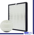 PUREBURG Replacement Filter Set for Alexapure Breeze 3049 AP-B102 Air Purifier, 2-Pack H13 HEPA & Activated Carbon