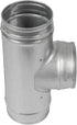 4'' Inch Duct Splitter to 90° Degree, 3 Way Duct Hose Connector for Exhaust Fan