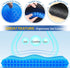 Gel Seat Cushion, Large Cooling Honeycomb Chair Pad with Non-Slip Cover for Home Office Chair, Car Seat