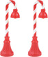 Department 56 Village Collection Sweet Evening Glow Peppermint Street Lamps Figurine Set, 3.5 Inch