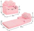 18 MOONBEEKI Toddler Chair ComfyFoldable Princess Couch for Girl, Toddler Recliners for Kids Over Months, Kids