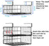 2Pack 11.8in Under Shelf Basket Storage - Metal Under Cabinet Shelf, Hanging Wire Basket Shelves, Undershelf Storage