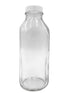 The Dairy Shoppe 1 LTR (33.8 oz) Glass Milk Bottle with Cap. Made in USA,