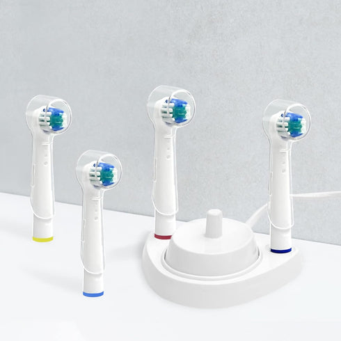 LazyMe Electric Toothbrush Holder with 4 Dust-Proof Covers for Oral-B Electric Toothbrush Series