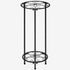 CASIMR Plant Stand Indoor Outdoor, Metal Rustproof Flower Shelf 2 Tier 23.9