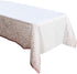 2 Pack Rose Gold Disposable Table Cloths, Plastic Table Cover for Birthday Baby Shower Rectangle Tables 54 x 108 in.