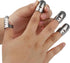 TOPINCN Finger Guard 4PCS, Stainless Steel Protector to Avoid Hurting for Cutting and Slicing