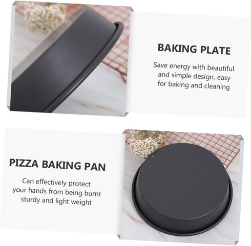 Pizza Pan, Non-Stick Bakeware Round Pizza Baking Tray, Oven Roasting Pan, Cooking Utensils