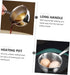 Stainless Steel Butter Melting Bowl with Long Handle, Oil Heating Pot for Melting Cheese and Butter
